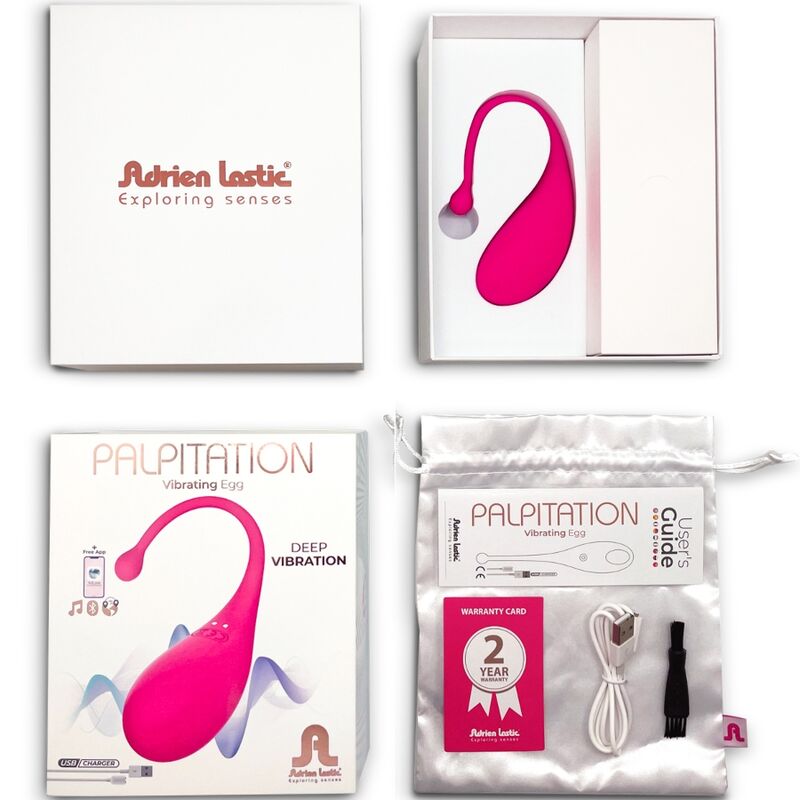 Estimulador Ovo Vibração Usb Adrien Lastic Palpitation Controlo Remoto App