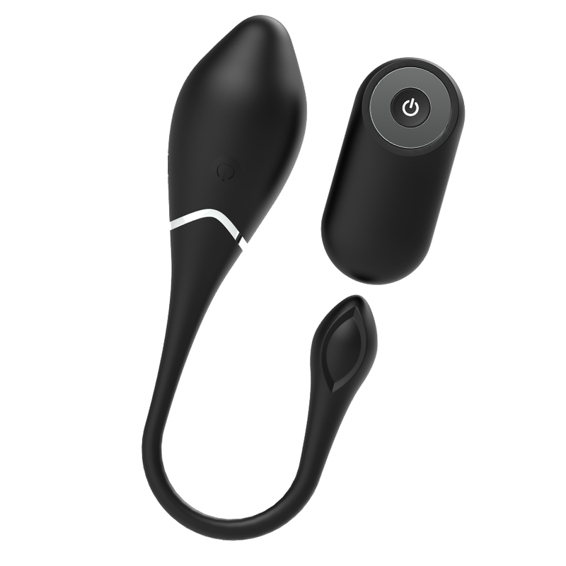 Estimulador Ovo Vibração Usb Black&Silver Jenell Controlo Remoto