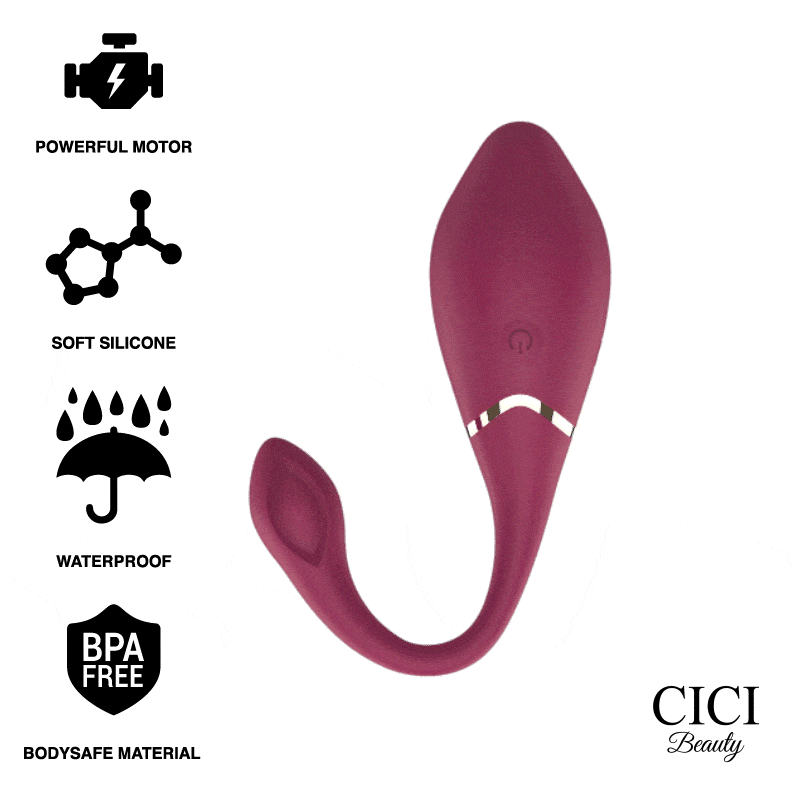 Estimulador Ovo Vibração Usb Cici Beauty Controlo Remoto