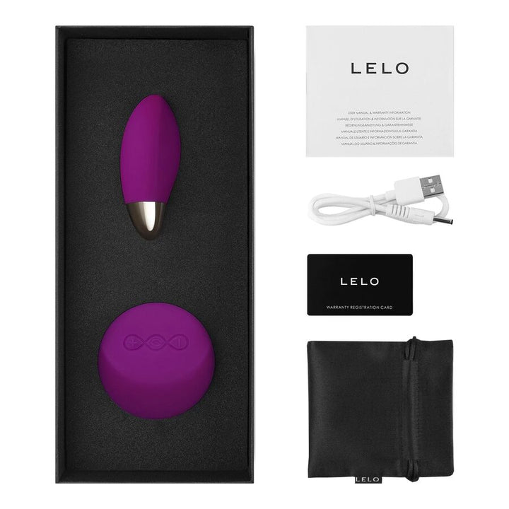 Estimulador Ovo Vibração Usb Lelo Lyla 2 Roxo Controlo Remoto