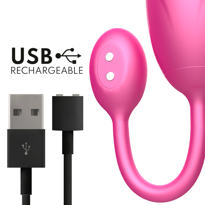 Estimulador Ovo Vibração Usb Oninder Denver Rosa Controlo Remoto App