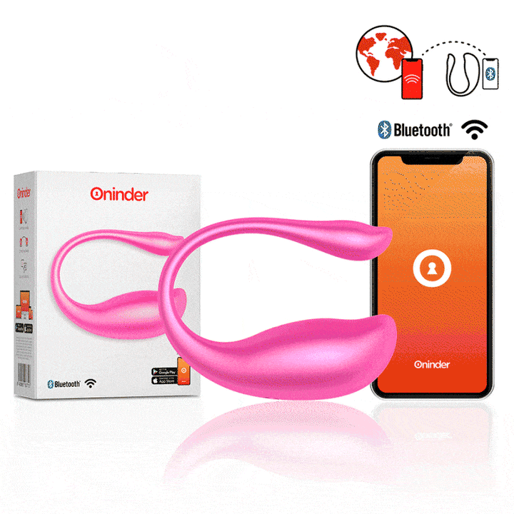 Estimulador Ovo Vibração Usb Oninder Nairobi Rosa Controlo Remoto App