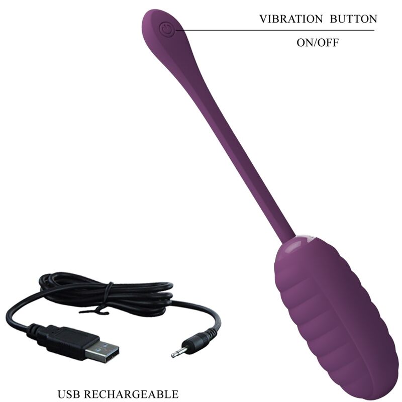 Estimulador Ovo Vibração Usb Pretty Love Casper Controlo Remoto App