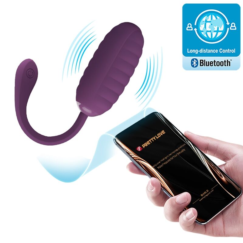 Estimulador Ovo Vibração Usb Pretty Love Casper Controlo Remoto App