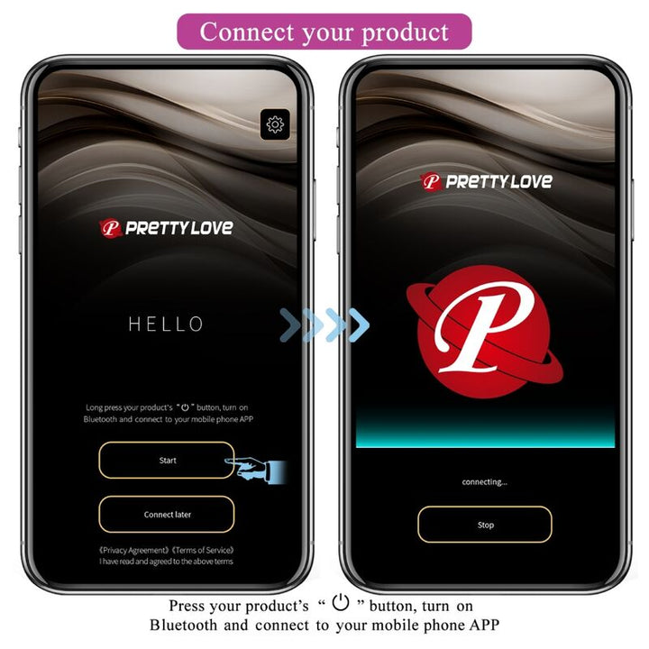 Estimulador Ovo Vibração Usb PrettyLove Catalina Controlo Remoto App