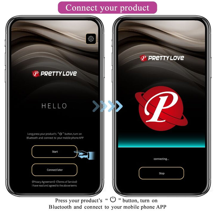 Estimulador Ovo Vibração Usb PrettyLove Jayleen Controlo Remoto App