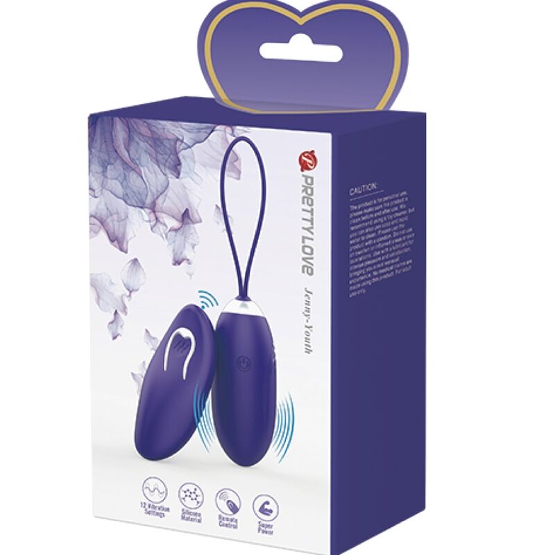 Estimulador Ovo Vibração Usb PrettyLove Jenny Controlo Remoto