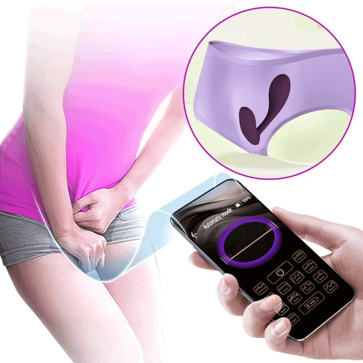 Estimulador Ovo Vibração Usb Prettylove Baird Roxo Controlo Remoto App