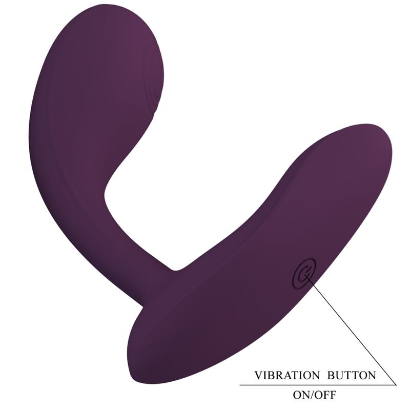 Estimulador Ovo Vibração Usb Prettylove Baird Roxo Controlo Remoto App