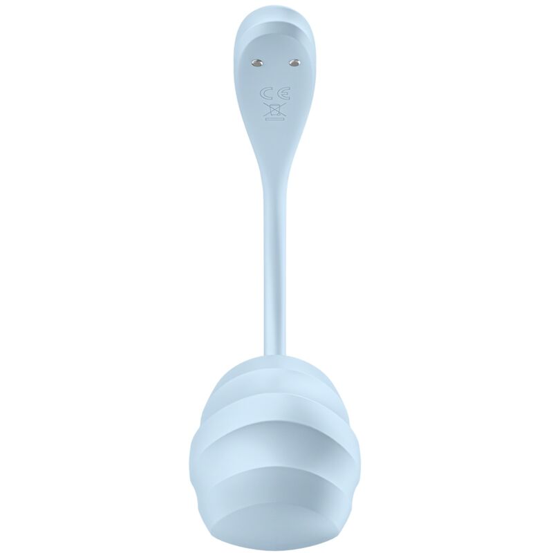 Estimulador Ovo Vibração Usb Satisfyer Smooth Petal Azul Controlo Remoto App