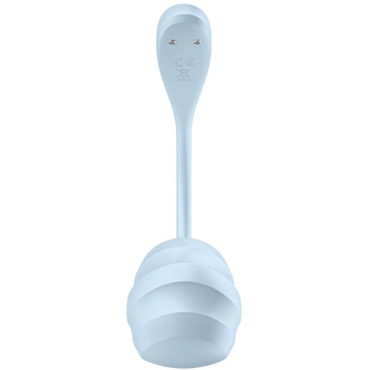 Estimulador Ovo Vibração Usb Satisfyer Smooth Petal Azul Controlo Remoto App