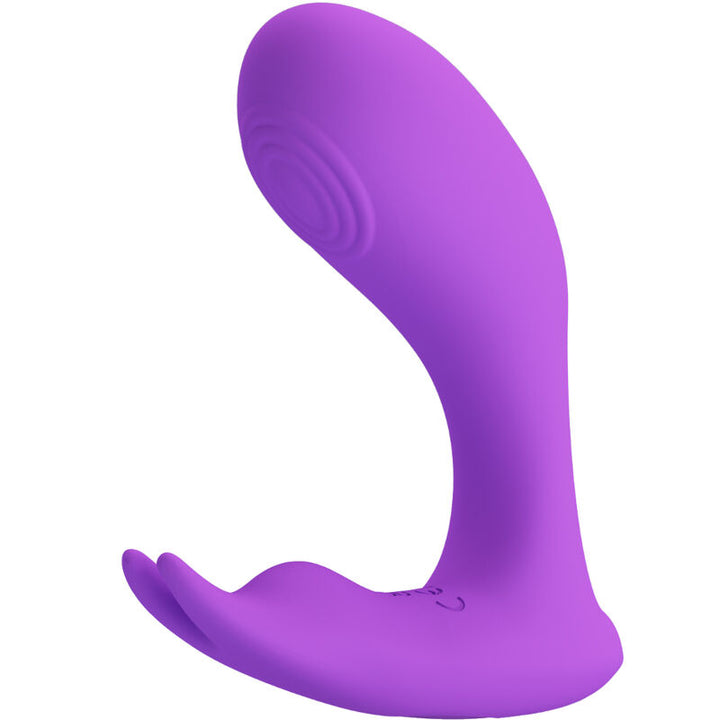 Estimulador Ovo Vibração e Movimento Pulsação Usb Prettylove Idabelle Roxo
