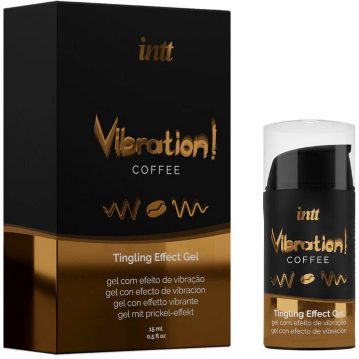 Estimulante Unisexo Vibrador Líquido Intt Sabor Café