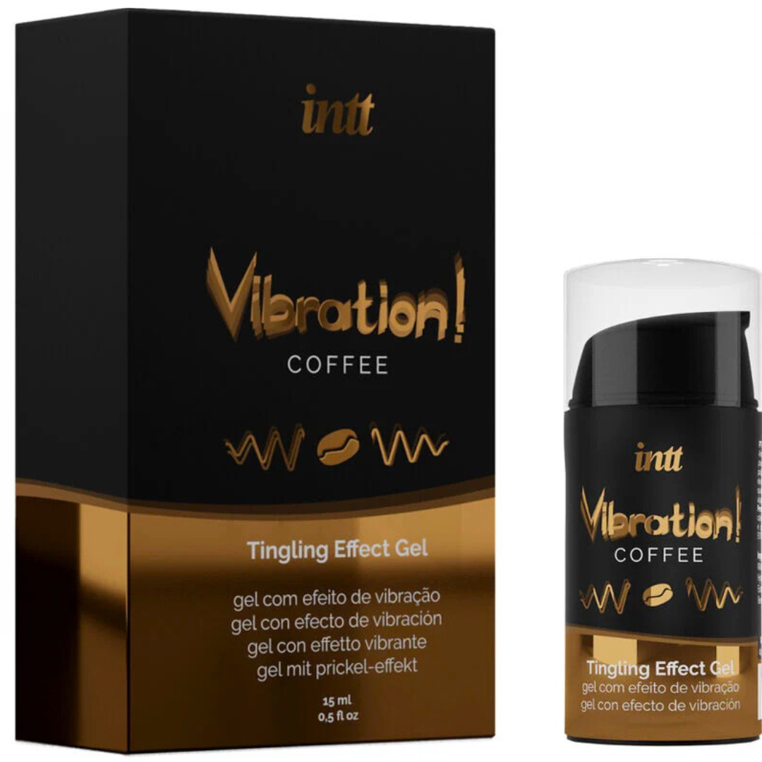 Estimulante Unisexo Vibrador Líquido Intt Sabor Café