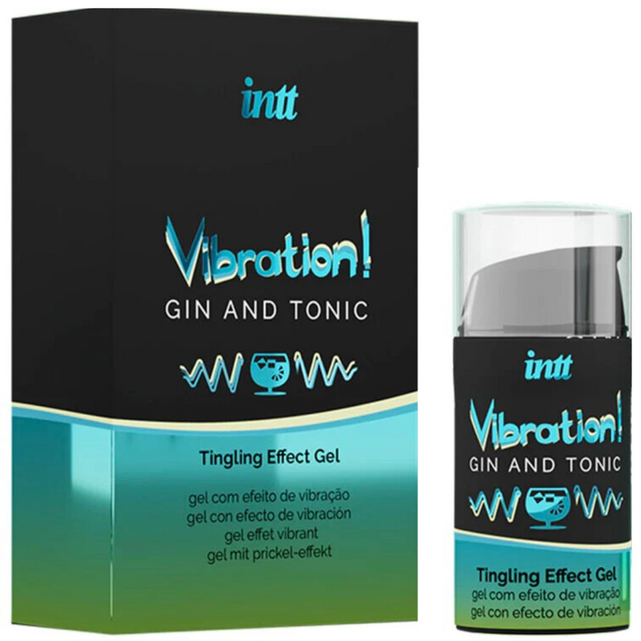 Estimulante Unisexo Vibrador Líquido Intt Sabor Gin Tónico