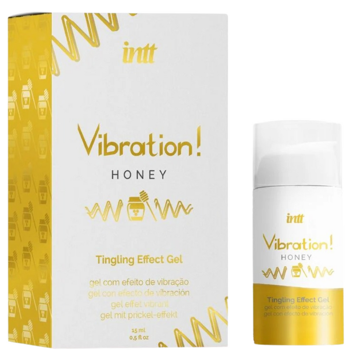 Estimulante Unisexo Vibrador Líquido Intt Sabor Mel