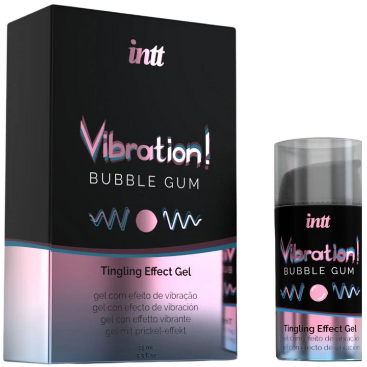 Estimulante Unisexo Vibrador Líquido Intt Sabor Pastilha Elástica