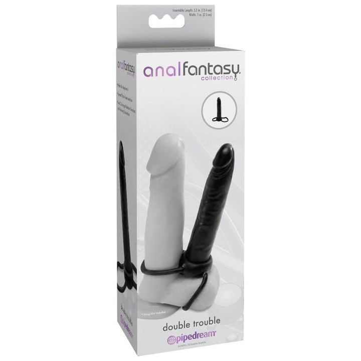 Extensão Penetração Dupla Anal Fantasy Preto