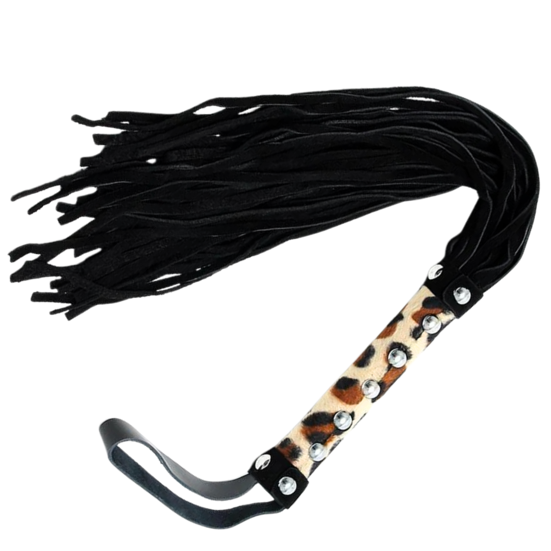 Flagelo BondagePlay 44cm Leopardo