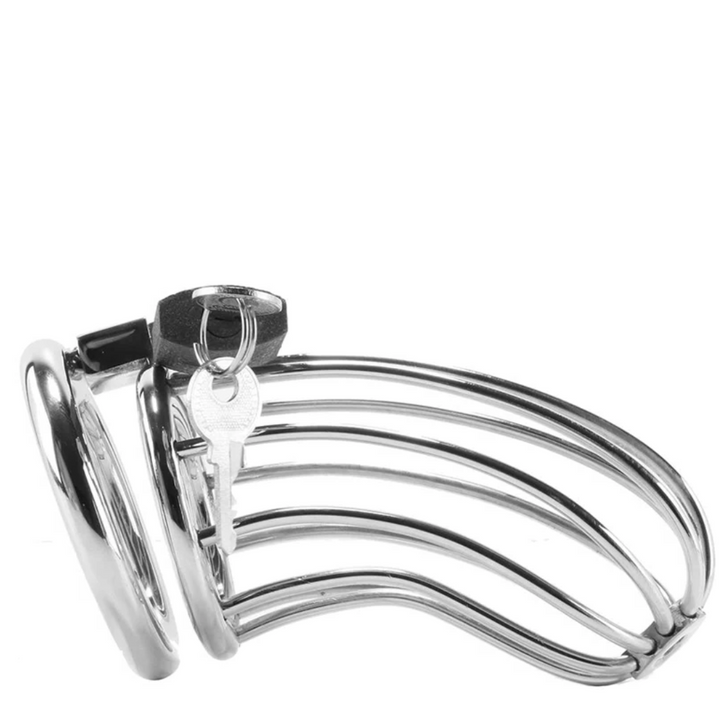 Gaiola Castidade Aberta Metal Hard Metal