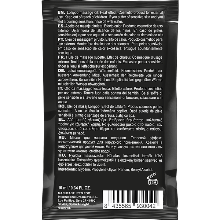 Gel Massagem Efeito Calor Coquette Chic Pocket 10ml