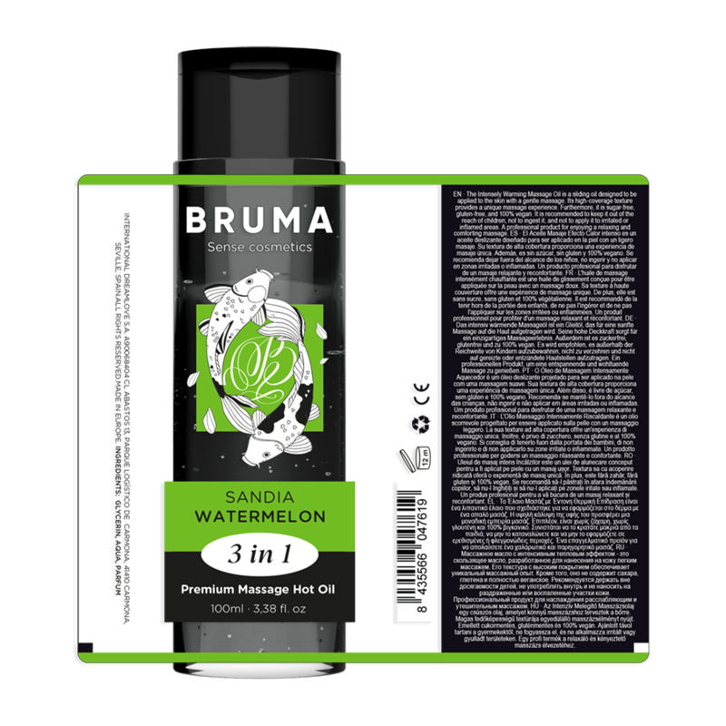Gel Massagem e Lubrificante Bruma Sabor Melancia 100ml