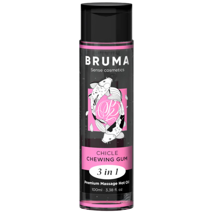 Gel Massagem e Lubrificante Bruma Sabor Pastilha Elástica 100ml