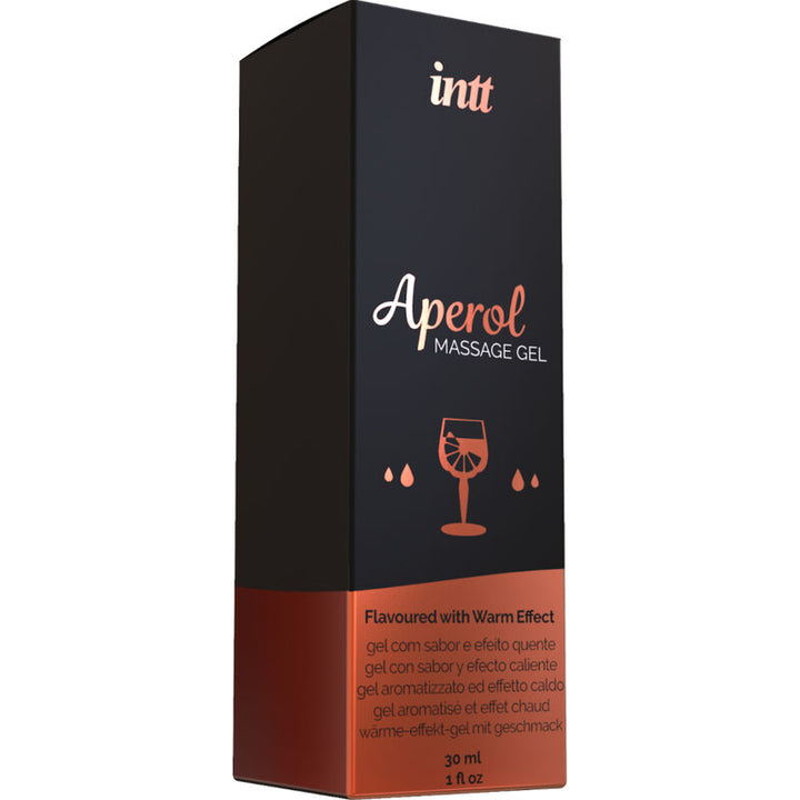 Gel Massagem e Lubrificante Efeito Calor Intt Sabor Aperol 30ml