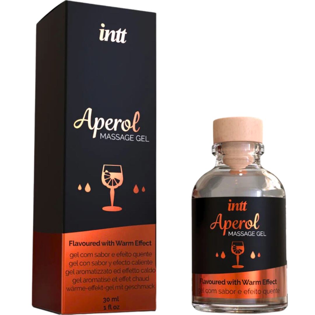 Gel Massagem e Lubrificante Efeito Calor Intt Sabor Aperol 30ml