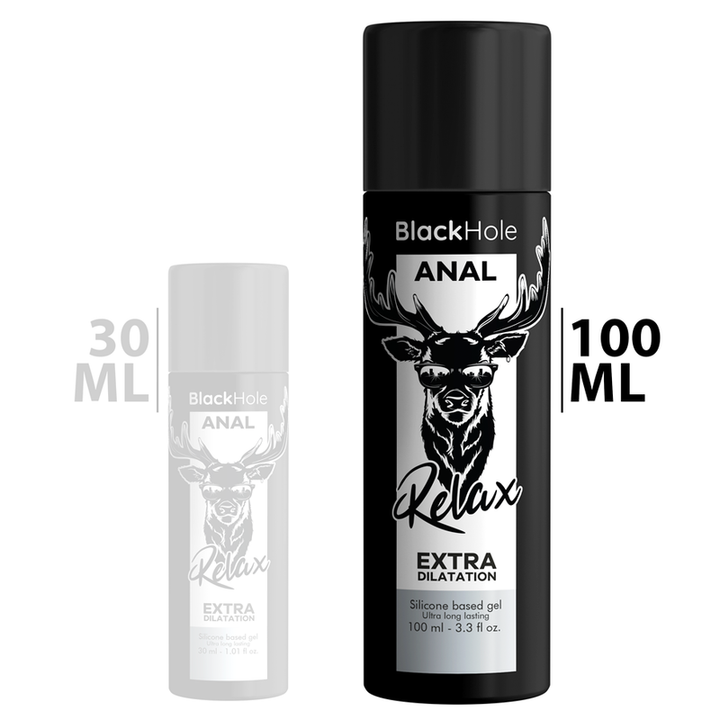 Lubrificante Anal Extra Relaxante Blackhole Silicone 100ml