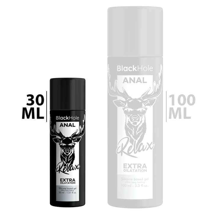 Lubrificante Anal Extra Relaxante Blackhole Silicone 30ml