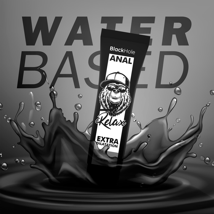 Lubrificante Anal Relaxante BlackHole Água 150ml