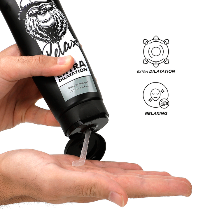 Lubrificante Anal Relaxante BlackHole Água 250ml