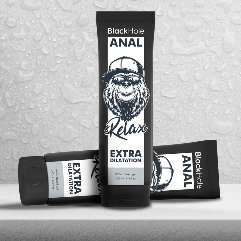 Lubrificante Anal Relaxante BlackHole Água 250ml