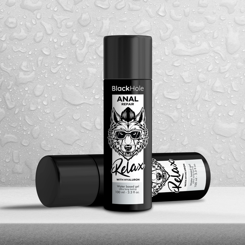 Lubrificante Anal Relaxante BlackHole Hialurônico 100ml