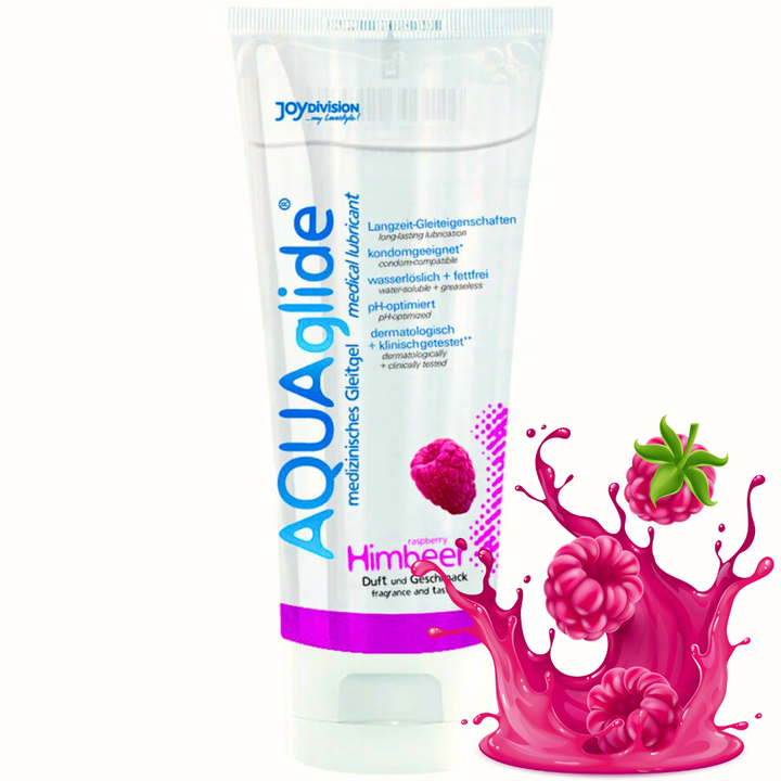 Lubrificante Sabor Aquaglide Framboesa 100ml