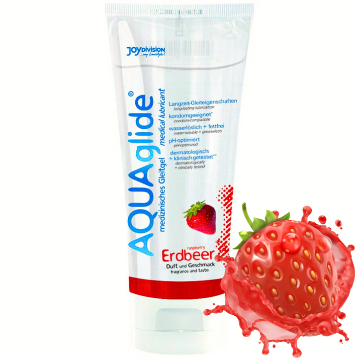 Lubrificante Sabor Aquaglide Morango 100ml