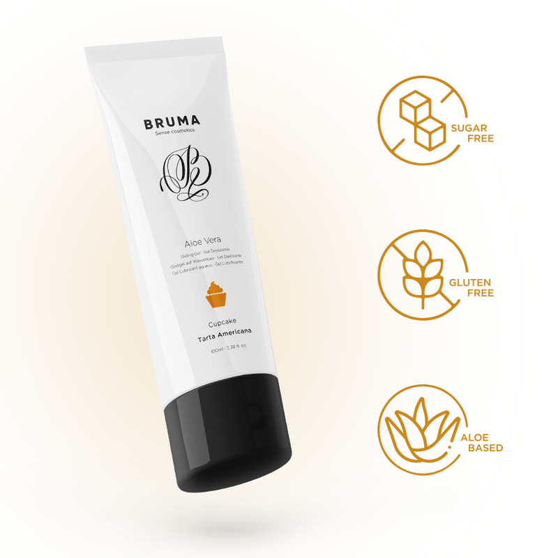 Lubrificante Sabor Bruma Aloe Vera Cupcake 100ml