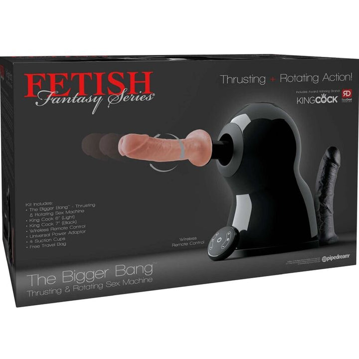 Máquina Sexo Fuck-machine Automática Portátil Rotação Fetish Fantasy Bigger Bang