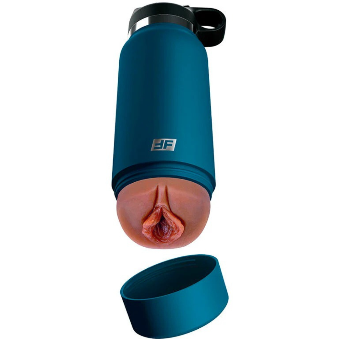 Masturbador Manual PDX Fuck Flask 1 Castanho