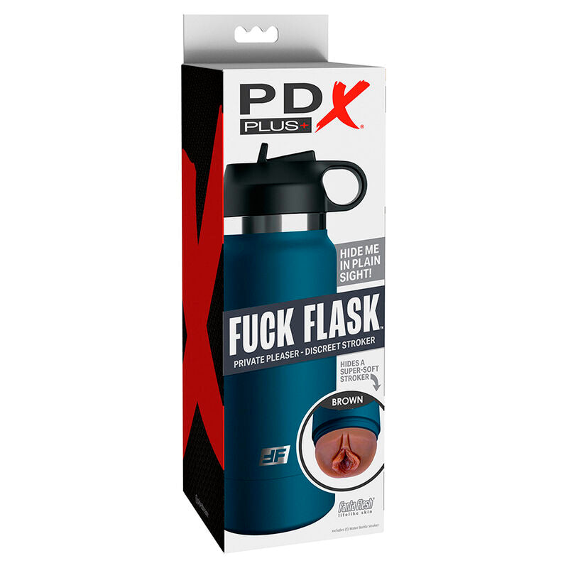 Masturbador Manual PDX Fuck Flask 1 Castanho