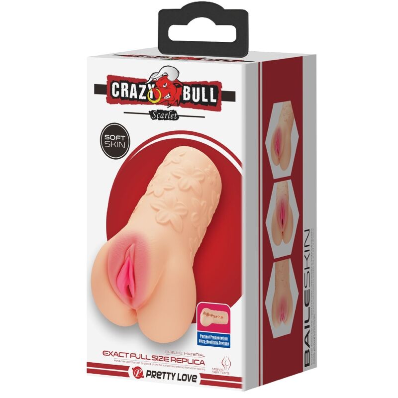 Masturbador Realista CrazyBull Scarlet
