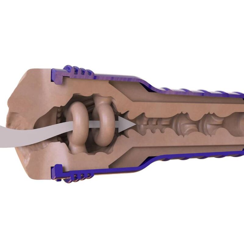 Masturbador Realista Manual Fleshlight Boost Bang Bege