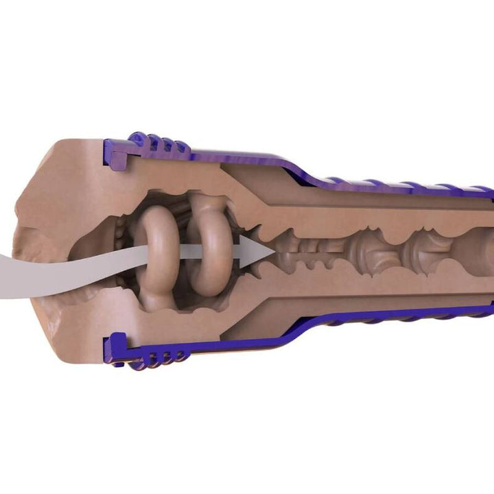 Masturbador Realista Manual Fleshlight Boost Bang Bege