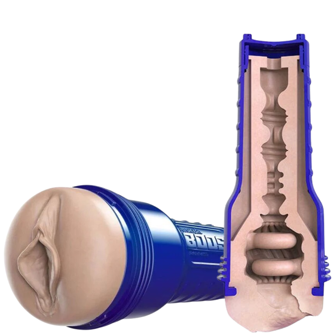 Masturbador Realista Manual Fleshlight Boost Bang Bege
