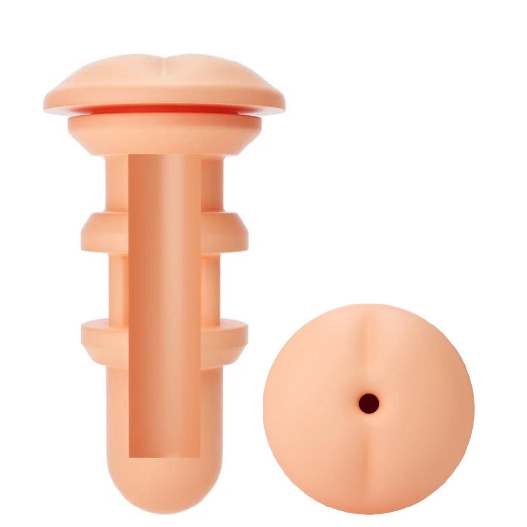 Masturbador Usb Movimento Autoblow AI Manga Extra Ânus Bege