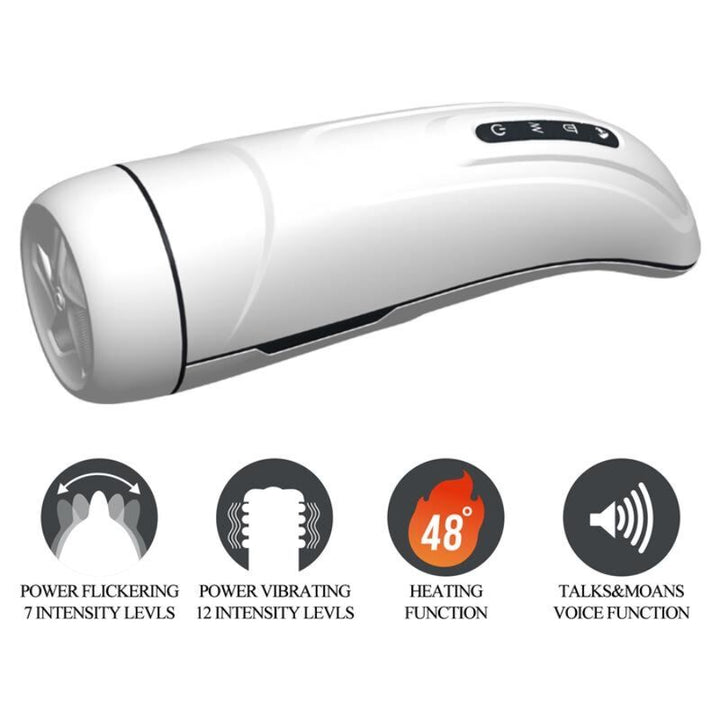 Masturbador Usb Movimento Língua e Aquecimento PrettyLove Marissa