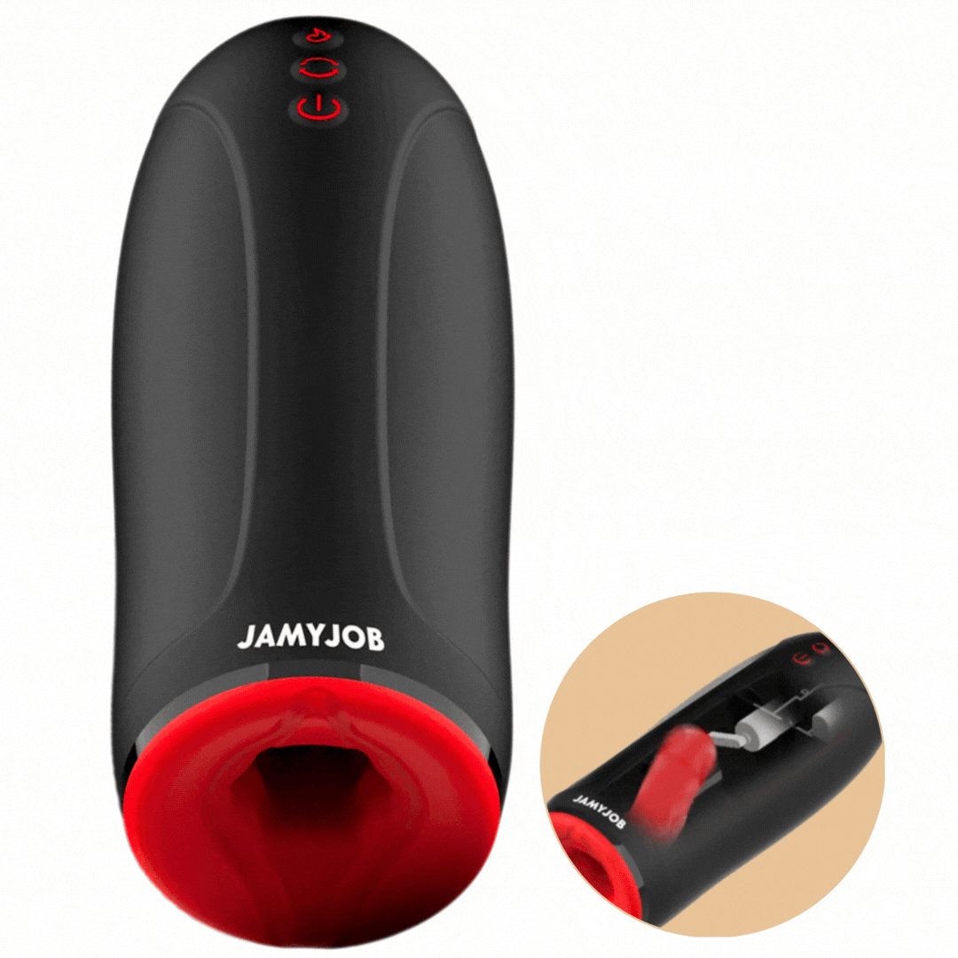 Masturbador Usb Movimento Rotação, Aquecimento e Vibração Jamyjob Swing-R