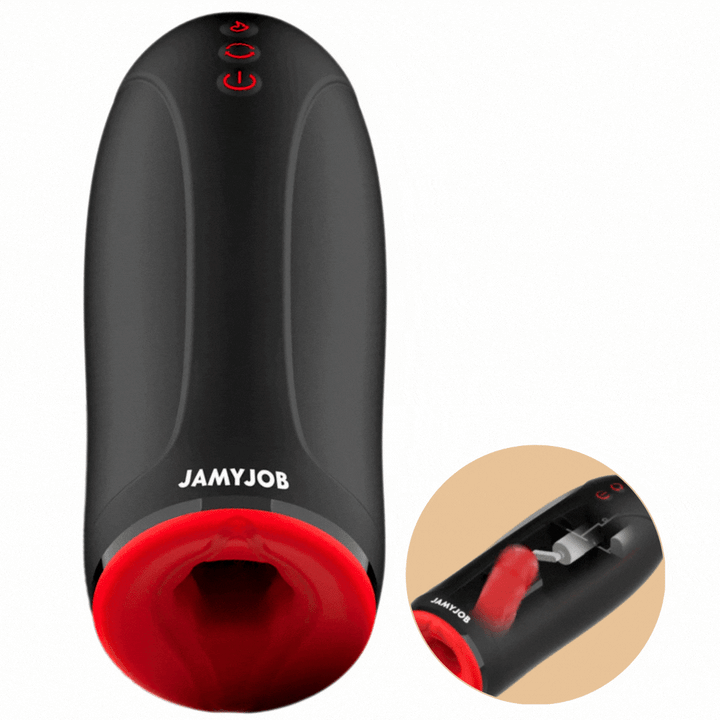Masturbador Usb Movimento Rotação, Aquecimento e Vibração Jamyjob Swing-R