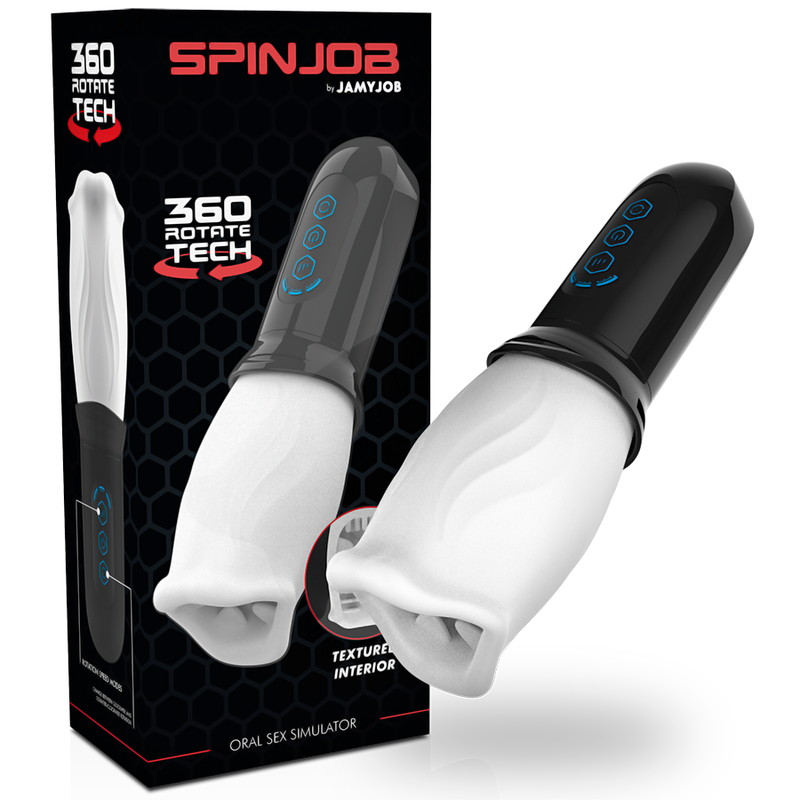 Masturbador Usb Movimento Rotação Jamyjob Spinjob
